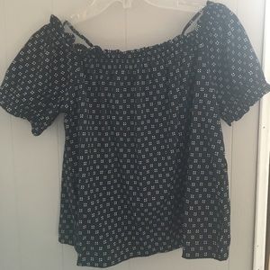 Off the shoulder blouse